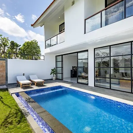 2Br Pool Villa Alba In Canggu, Rice Field View